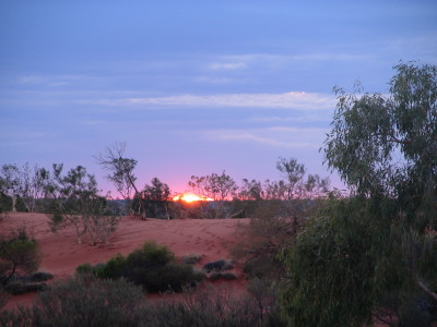 Sunrise over the dunes